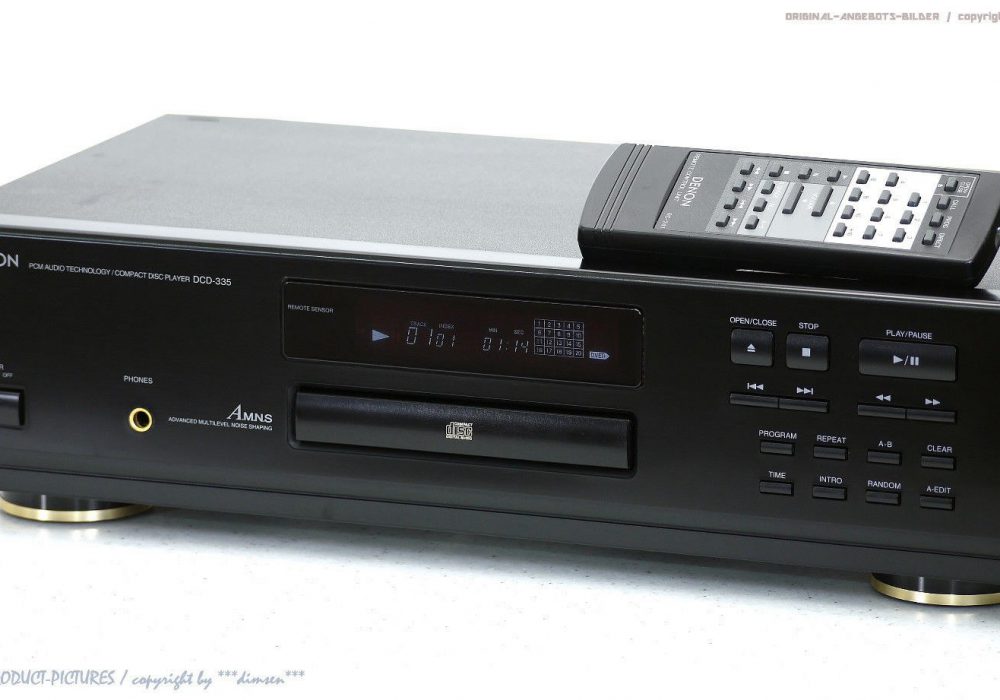 DENON DCD-335 Hochwertiger CD-Player mit FB in Top-Zustand + 1J.Garantie!!