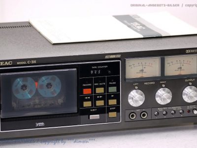 TEAC C-3X 古董 磁带 Tape 卡座 Top-Zustand OVP+BDA! Revidiert+1J.G<wbr/>arantie