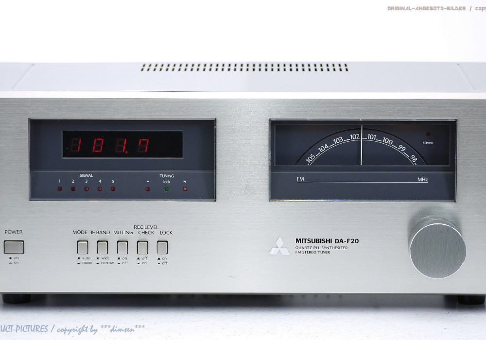 MITSUBISHI DA-F20 High-End FM Tuner 收音头