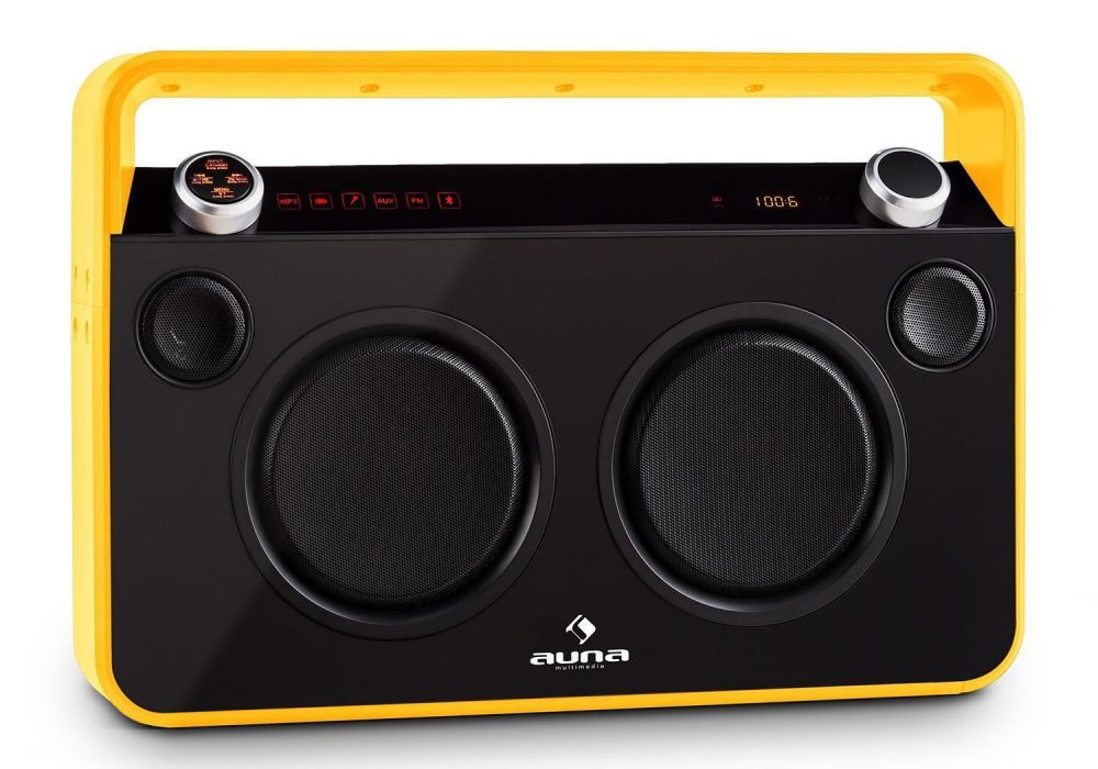 Auna Bebop Ghettoblaster Boombox USB/RADIO 蓝牙音箱