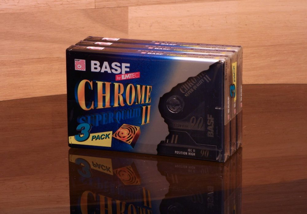 BASF 1998 Chrome Super Quality II 90 盒式录音带