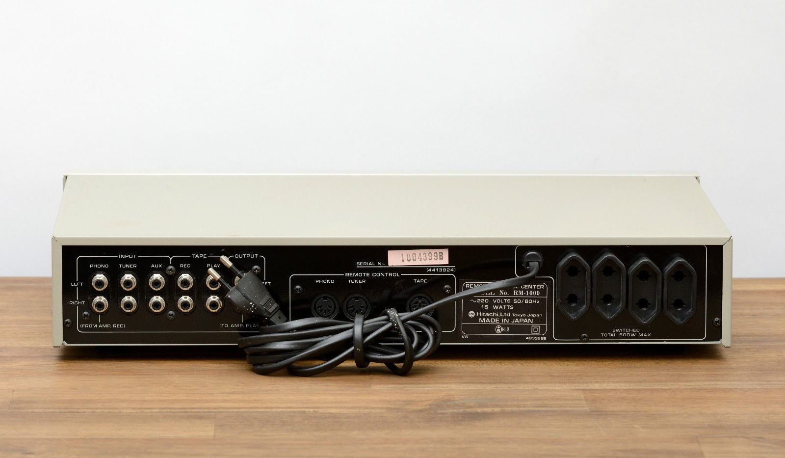 Hitachi RM1000 Remote Control Center Lark Club