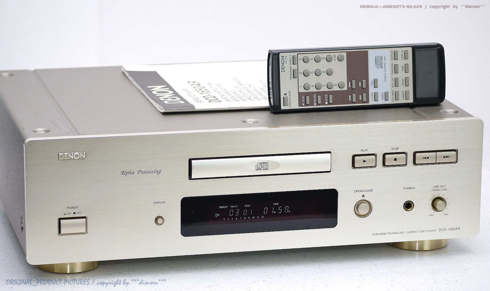 DENON DCD-1650AR High-End CD-Player CD播放机– Lark Club
