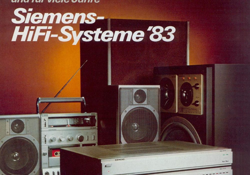 Siemens HiFi-Systeme '83