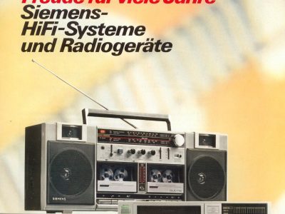 Siemens-HiFI-Systeme und Radiogeräte 1984