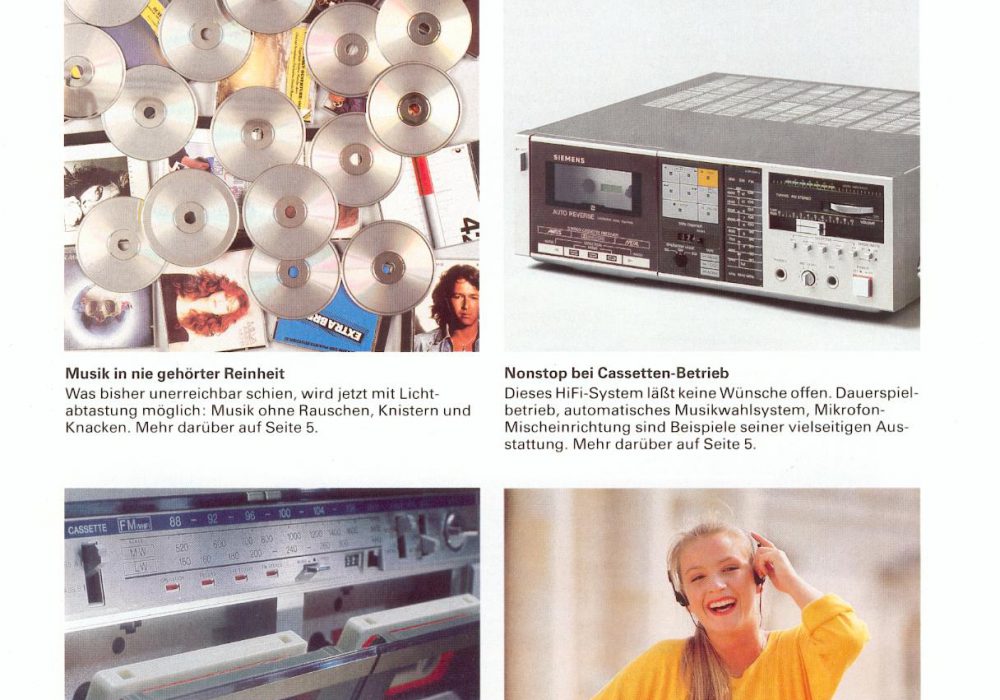 Siemens-HiFI-Systeme und Radiogeräte 1984