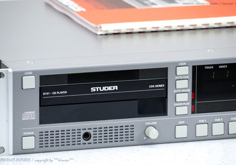 STUDER D731 Professional CDS Broadcast Quality CD Player! Gewartet+1J.Ga<wbr/>rantie!