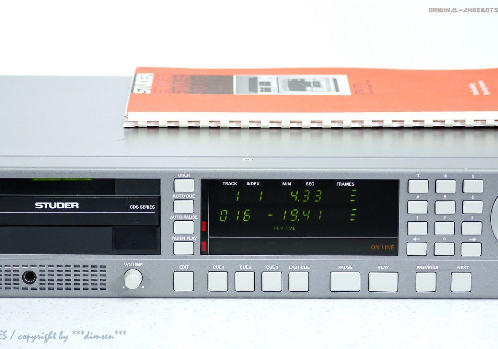 STUDER D731 Professional CDS Broadcast Quality CD Player! Gewartet+1J.Ga<wbr/>rantie!