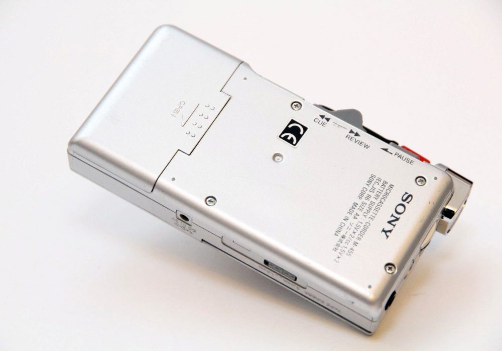索尼 SONY 微型盒式磁带 Clear Voice 录音机 M-455 Handheld Dictaphone Auto Shut Off