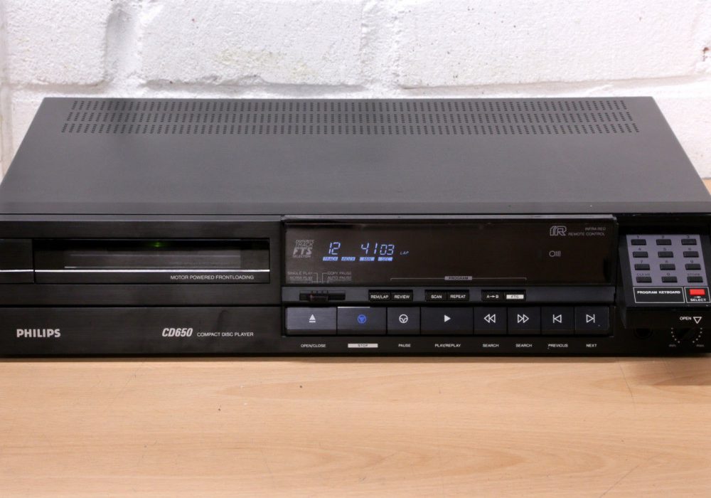 PHILIPS CD-650 Hi-Fi CD Player CD播放机