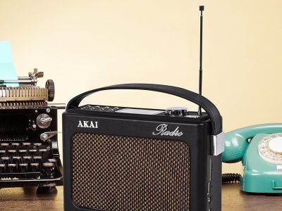 AKAI A60015C AM/FM 仿古便携式收音机