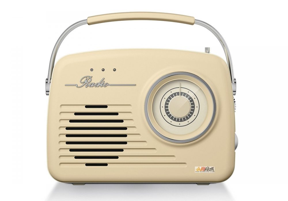AKAI A60014R AM/FM 仿古便携式收音机