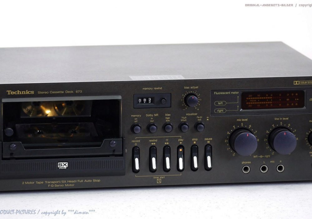 Technics RS-673 卡座