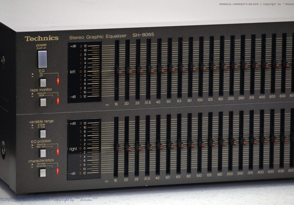 松下 Technics SH-8065 古董 High-End Graphic 立体声 EQ Equalizer Revidiert+1J.G<wbr/>ar.!