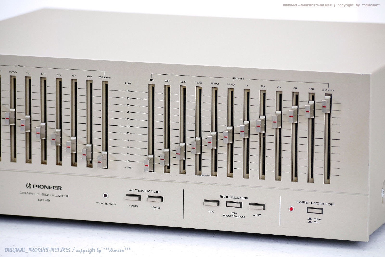 先锋 PIONEER SG-9500 图示均衡器（1978） – Lark Club