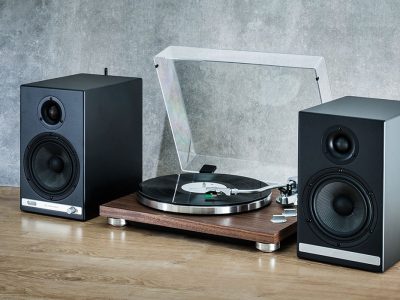 TEAC TN-400BT 黑胶唱机 + 声擎 Audioengine HD6 有源蓝牙音箱