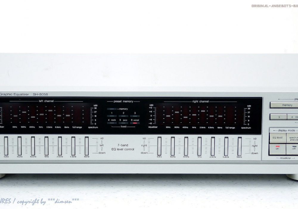 松下 Technics SH-8058 图示均衡器