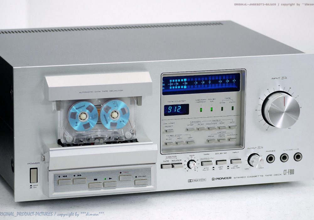 PIONEER CT-F900 古董 High-End 磁带卡座! Revidiert+1J.G<wbr/>arantie! SPEC!!