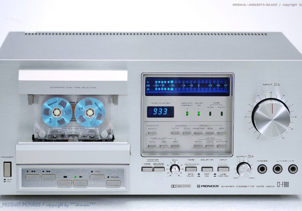 PIONEER CT-F900 古董 High-End 磁带卡座! Revidiert+1J.G<wbr/>arantie! SPEC!!