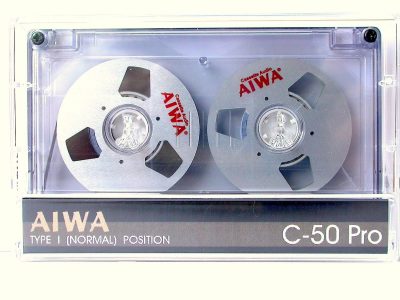爱华 AIWA Silver Reel to Reel Cassette Tape (DIY作品)