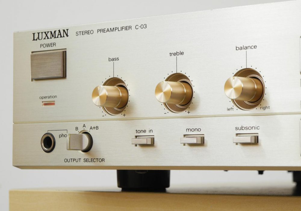 LUXMAN C-03 前级放大器