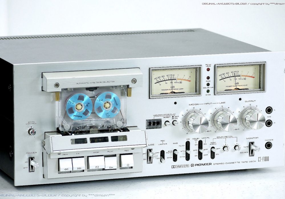 PIONEER CT-F1000 古董 High-End 磁带-卡座 Top!Revidiert+<wbr/>1J.Garantie!! SPEC
