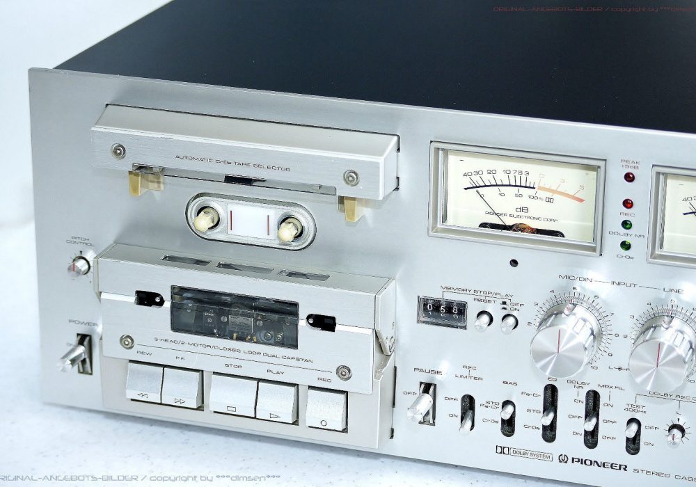 PIONEER CT-F1000 古董 High-End 磁带-卡座 Top!Revidiert+<wbr/>1J.Garantie!! SPEC