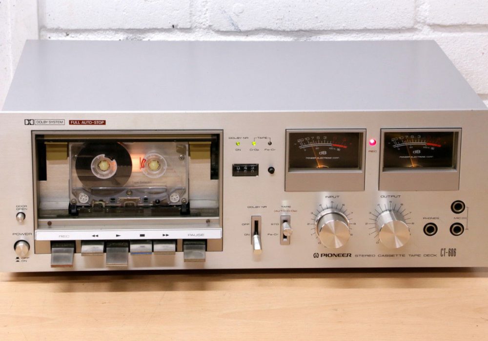 PIONEER CT-606 古董 Hi-Fi analogue cassette tape deck 1970's lovely Dolby NR