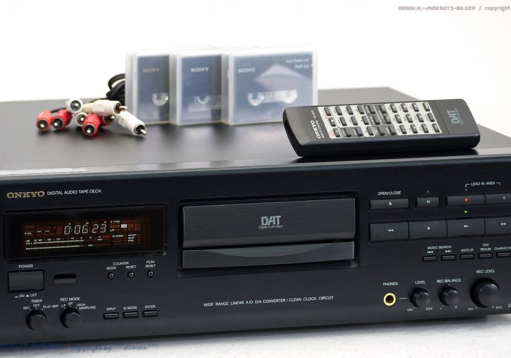 ONKYO DT-2710 High-End DAT-录音机/D<wbr/>igital Audio Tape mit FB!! Top+1j.Garanti<wbr/>e!
