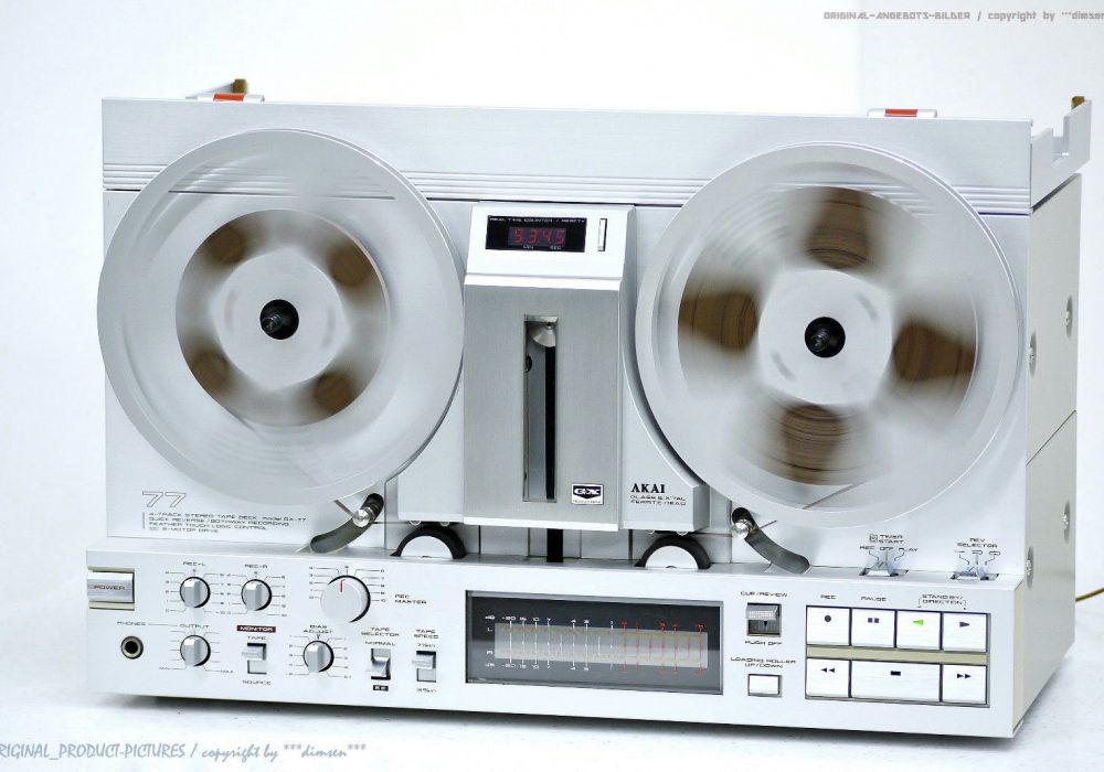 AKAI GX-77 High-End GX-Master Bandmaschine/T<wbr/>onband Zubehör+Revidi<wbr/>ert+1J.Garanti<wbr/>e
