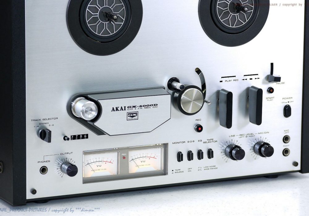 AKAI GX-4000D 古董 Bandmaschine/T<wbr/>onbandgerät 1A-Zust.+ Revidiert+1J.G<wbr/>arantie!