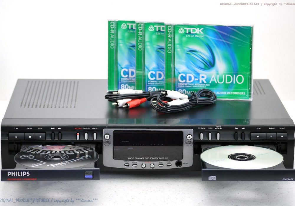 PHILIPS CDR-765 Spitzenklasse CD-录音机 in Top-Zustand!! + 1J.Garantie!!