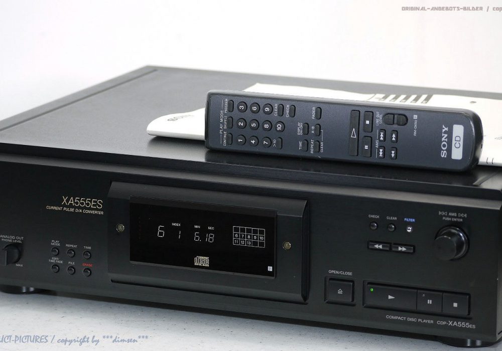 索尼 SONY CDP-XA555ES High-End ES CD播放机
