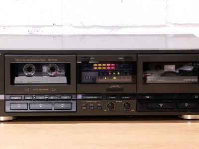 松下 Technics RS-TR165 Double cassette tape deck Dolby B C auto reverse JAPAN