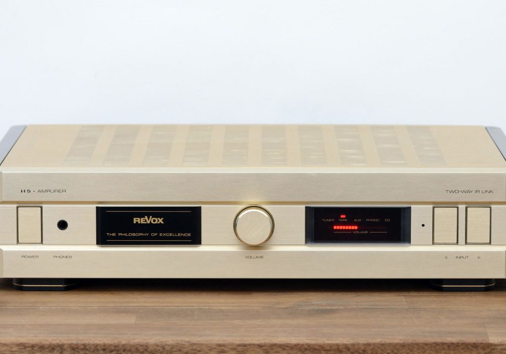 Revox H5 立体声 Vollverstärker / Verstärker / Amplifier in champagner + H208 FB