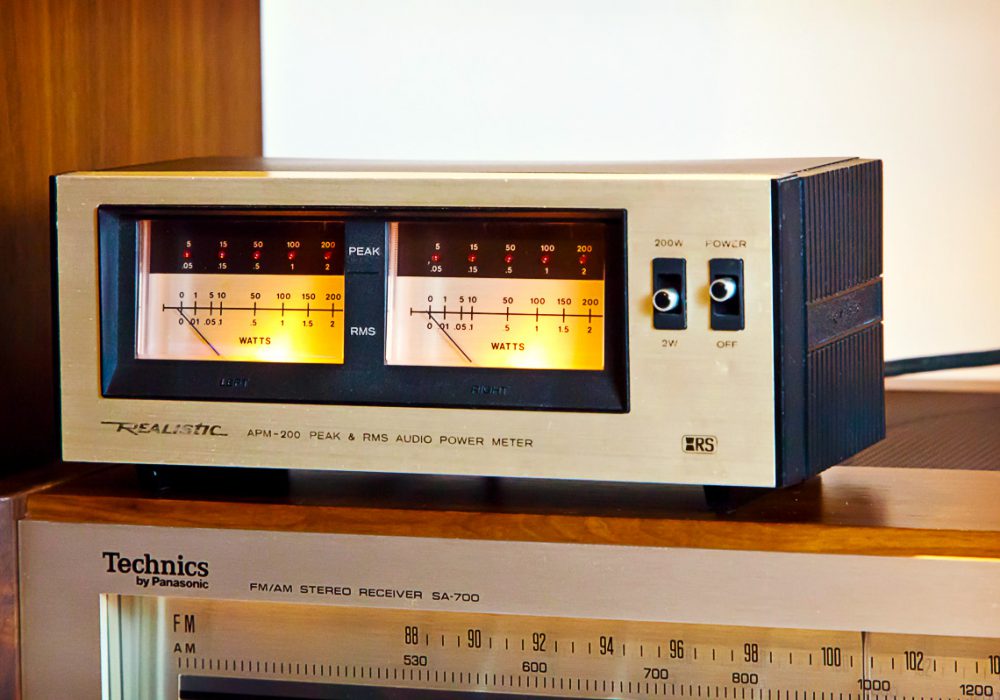 Realistic APM-200 Peak & RMS Audio Power Meter 功率放大器