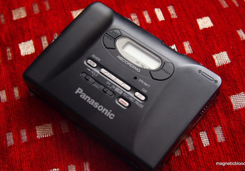 松下 Panasonic RQ S90R autoreverse cassette recorder, new belts , 95% functional