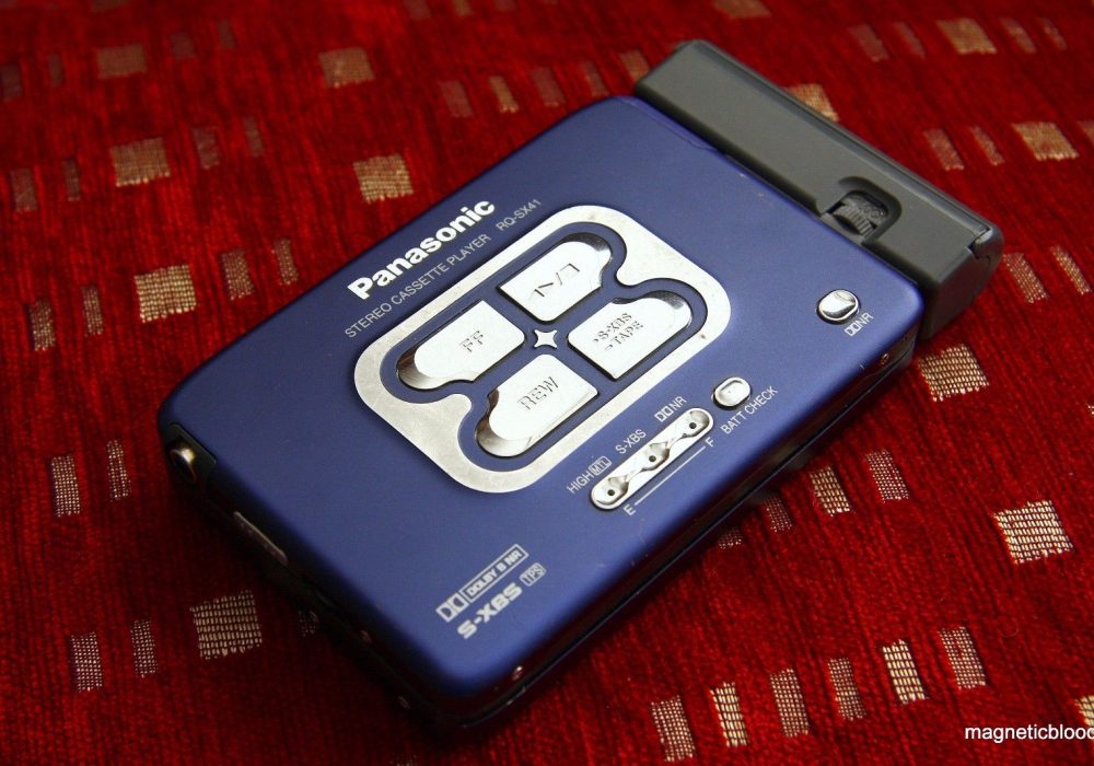 松下 Panasonic RQ SX41 autoreverse cassette player, new belts , 100% functional