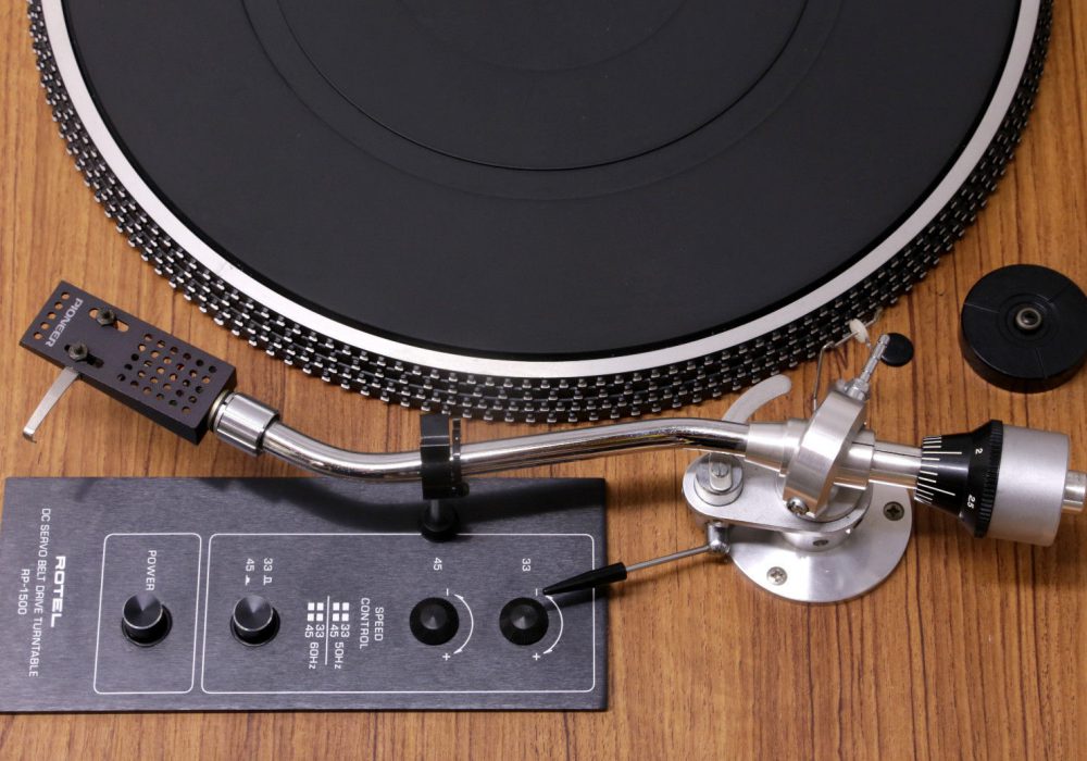 ROTEL RP-1500 Hi-Fi 古董 record player 黑胶唱机 33 45 RPM AT95 cart NEW
