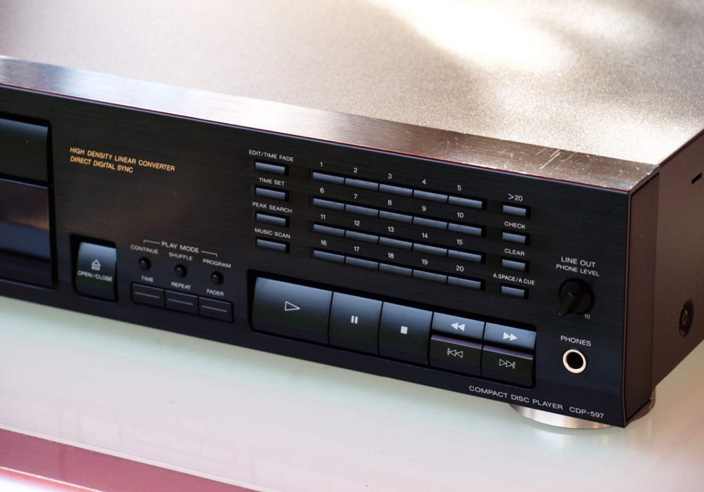 索尼 SONY CDP-597 CD播放机