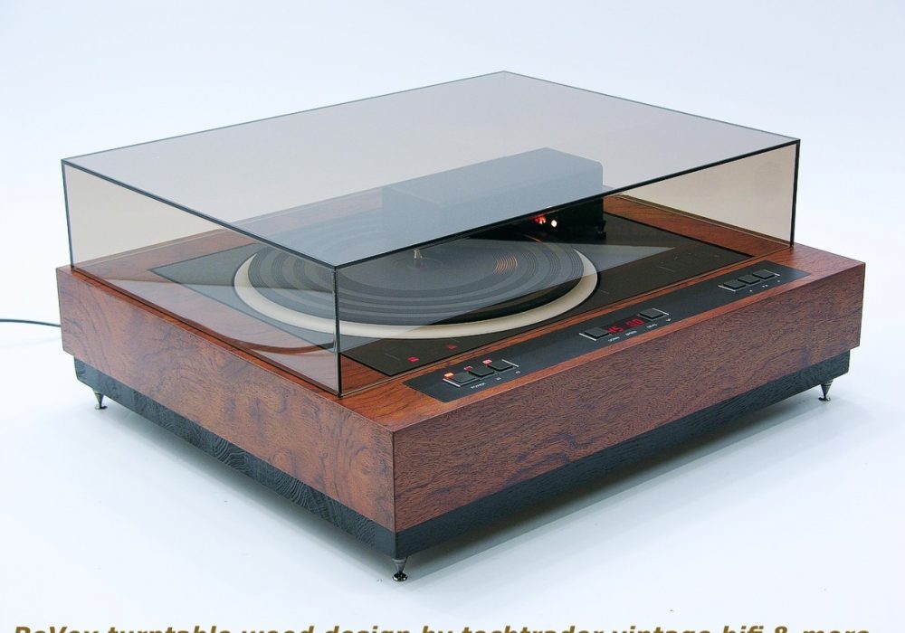 wood design based on ReVox B791 黑胶唱机