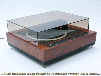 wood design based on ReVox B791 黑胶唱机