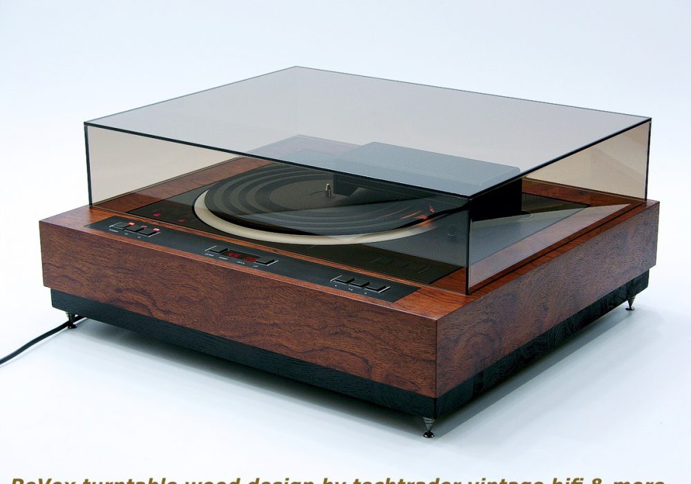 wood design based on ReVox B791 黑胶唱机