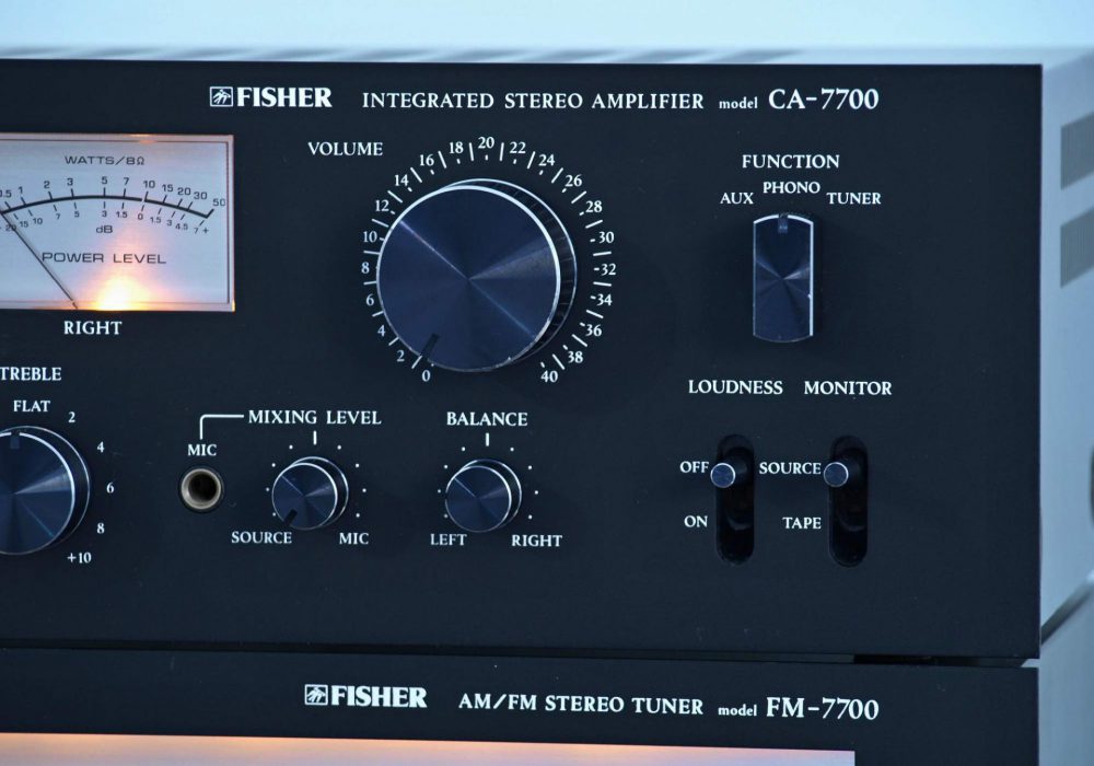 Fisher CA-7700 功率放大器 + FM-7700 收音头 + CR-7700N 卡座