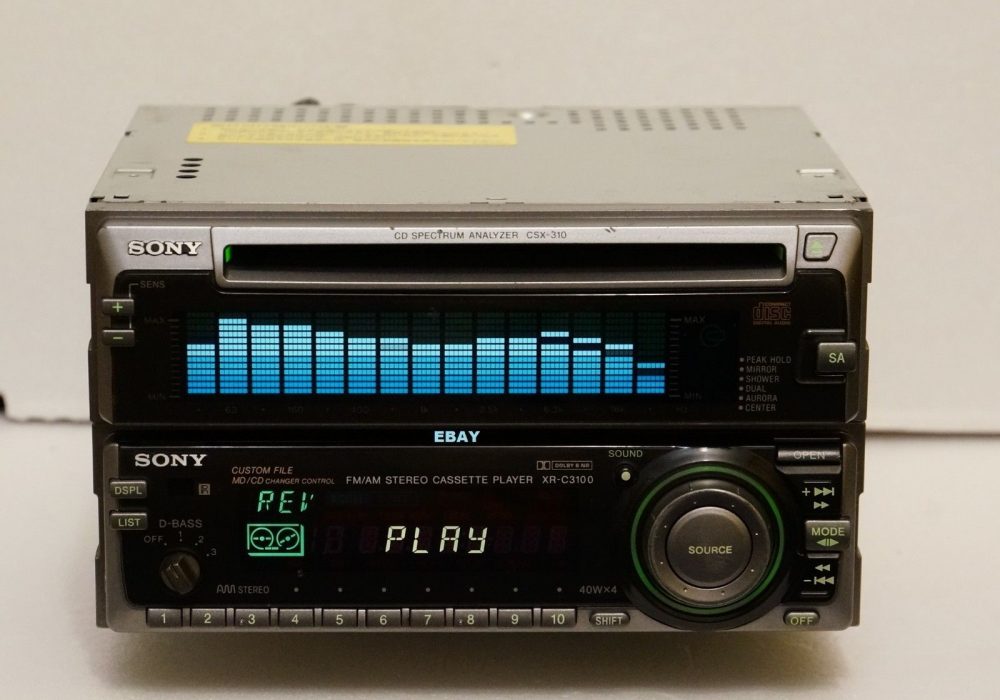 索尼 SONY CSX310 & SONY XR-C3100 磁带/CD 车载播放机