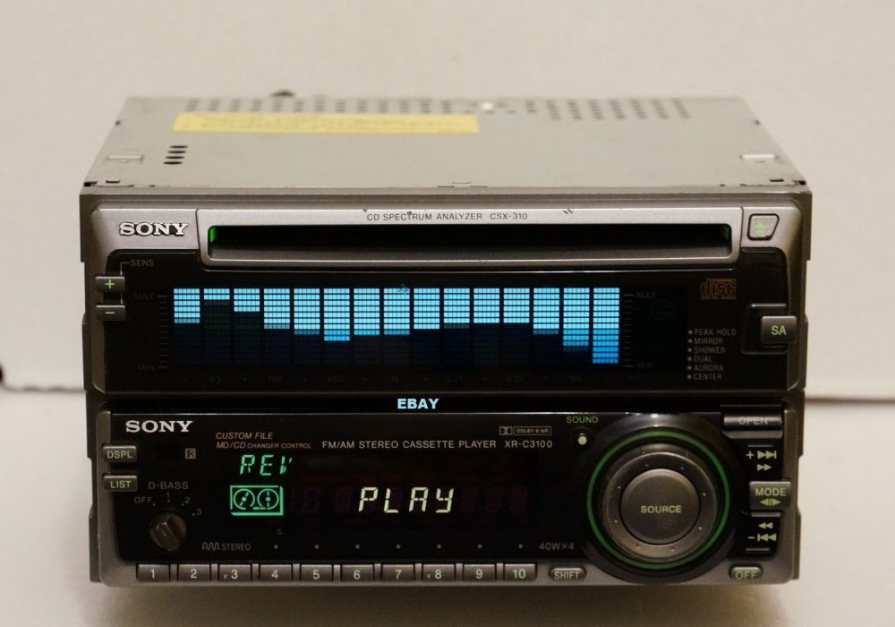 索尼 SONY CSX310 & SONY XR-C3100 磁带/CD 车载播放机