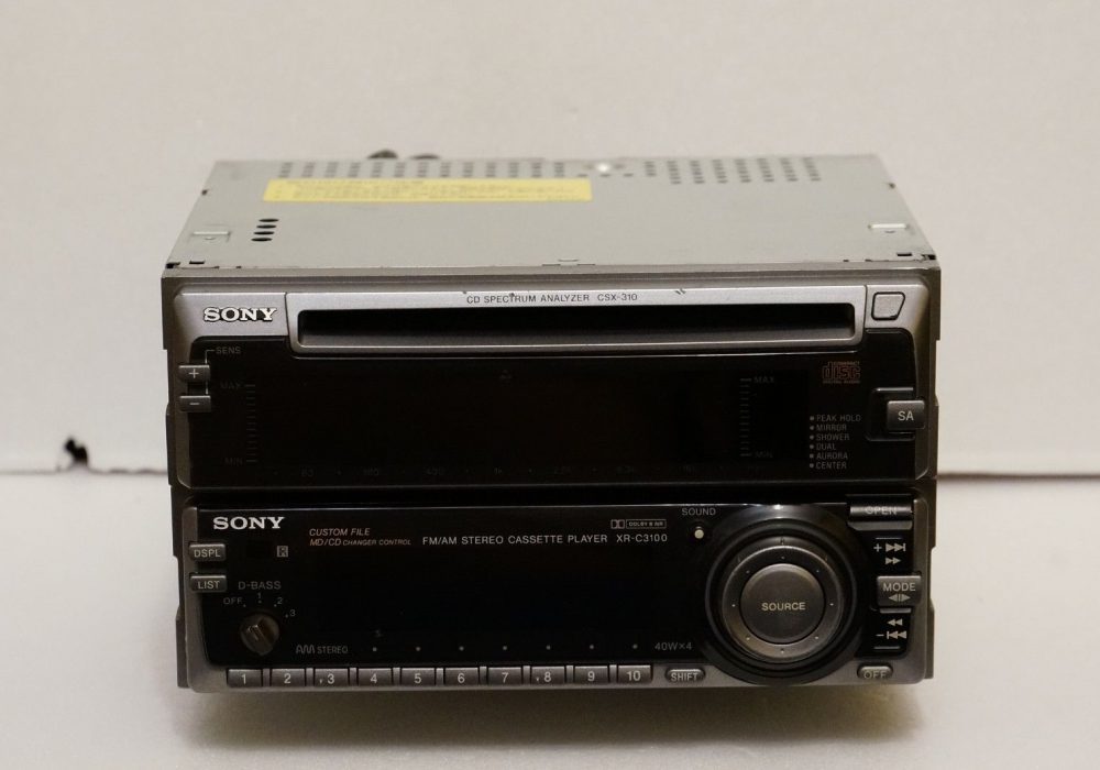 索尼 SONY CSX310 & SONY XR-C3100 磁带/CD 车载播放机