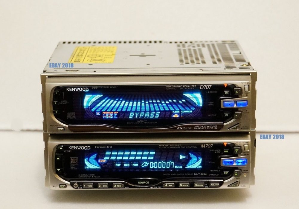 KENWOOD D707 & M707 MD/CD 车载播放机