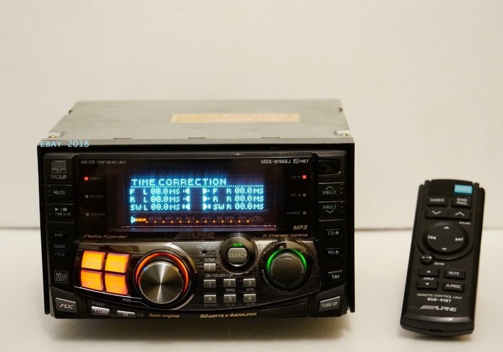 ALPINE MDA-W966 CD/MD 车载播放机