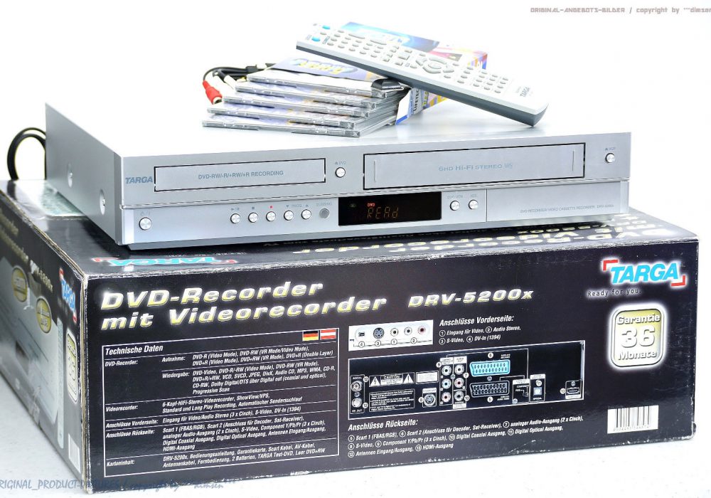 Targa DRV-5200x DVD / VHS 录像机